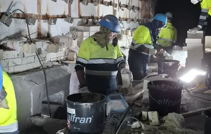 reparación horno ELTI – SISE, Sevilla, España (1) reparación horno ELTI – SISE, Sevilla, España (1)