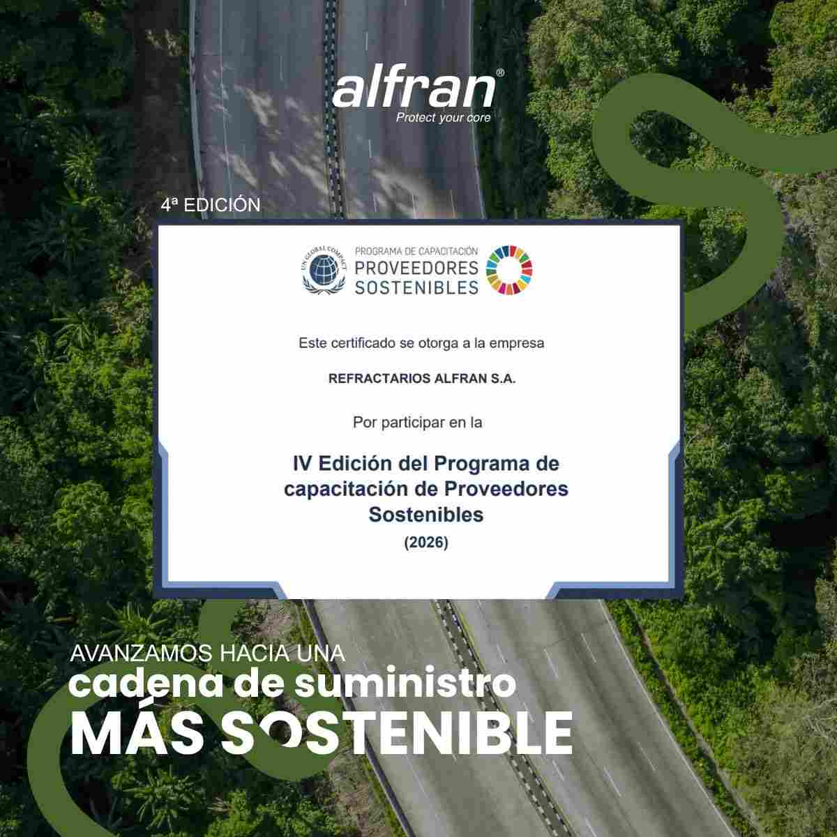 Cadena de suministro sostenible en Alfran