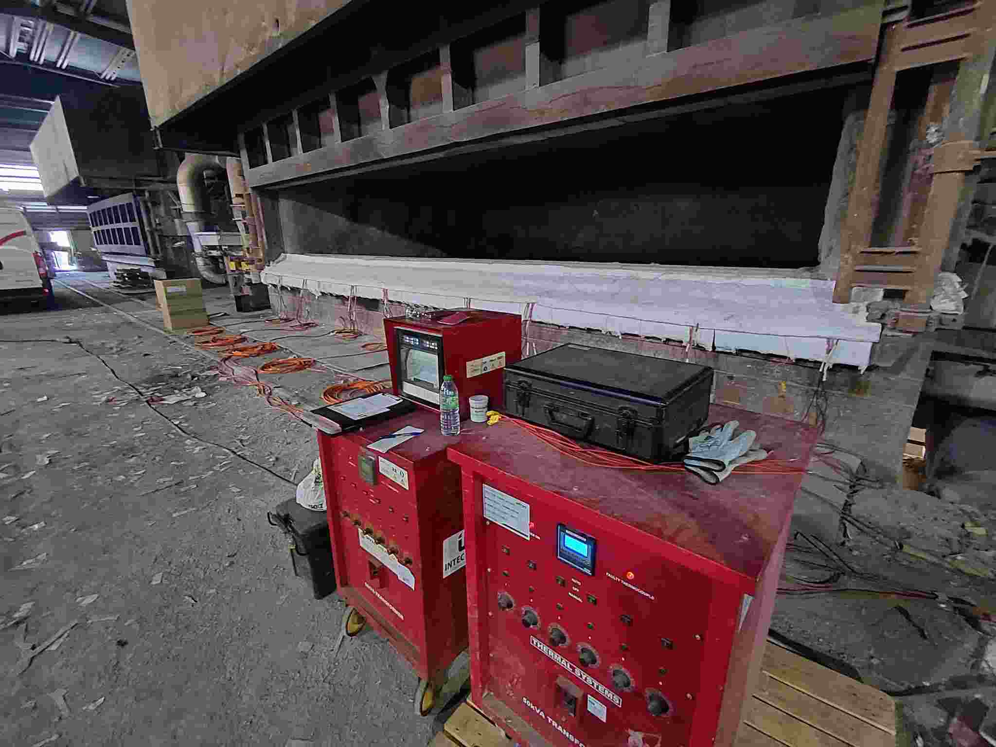 Curva de temperatura para secado de refractarios